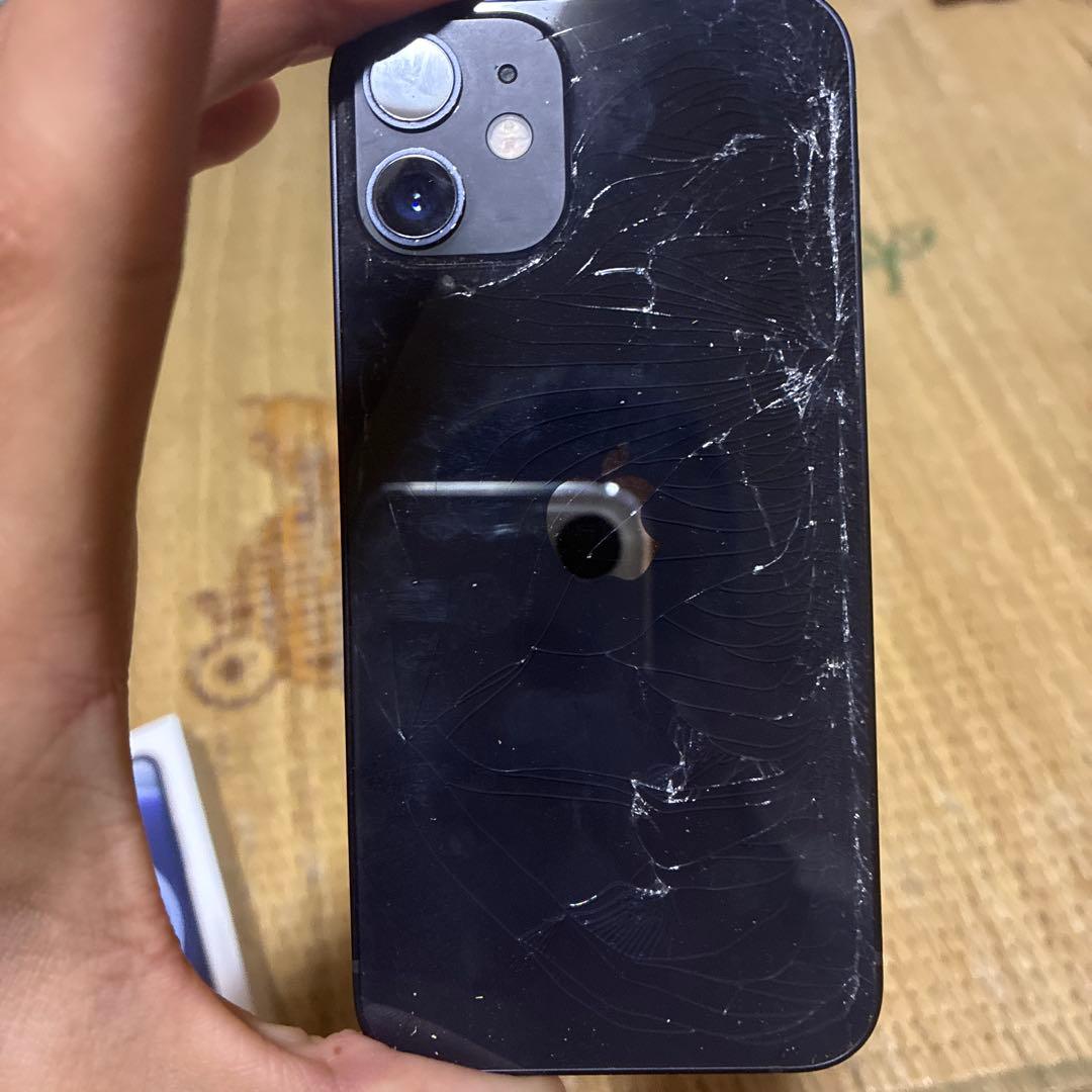 iPhone 12mini背面画面割れ有り