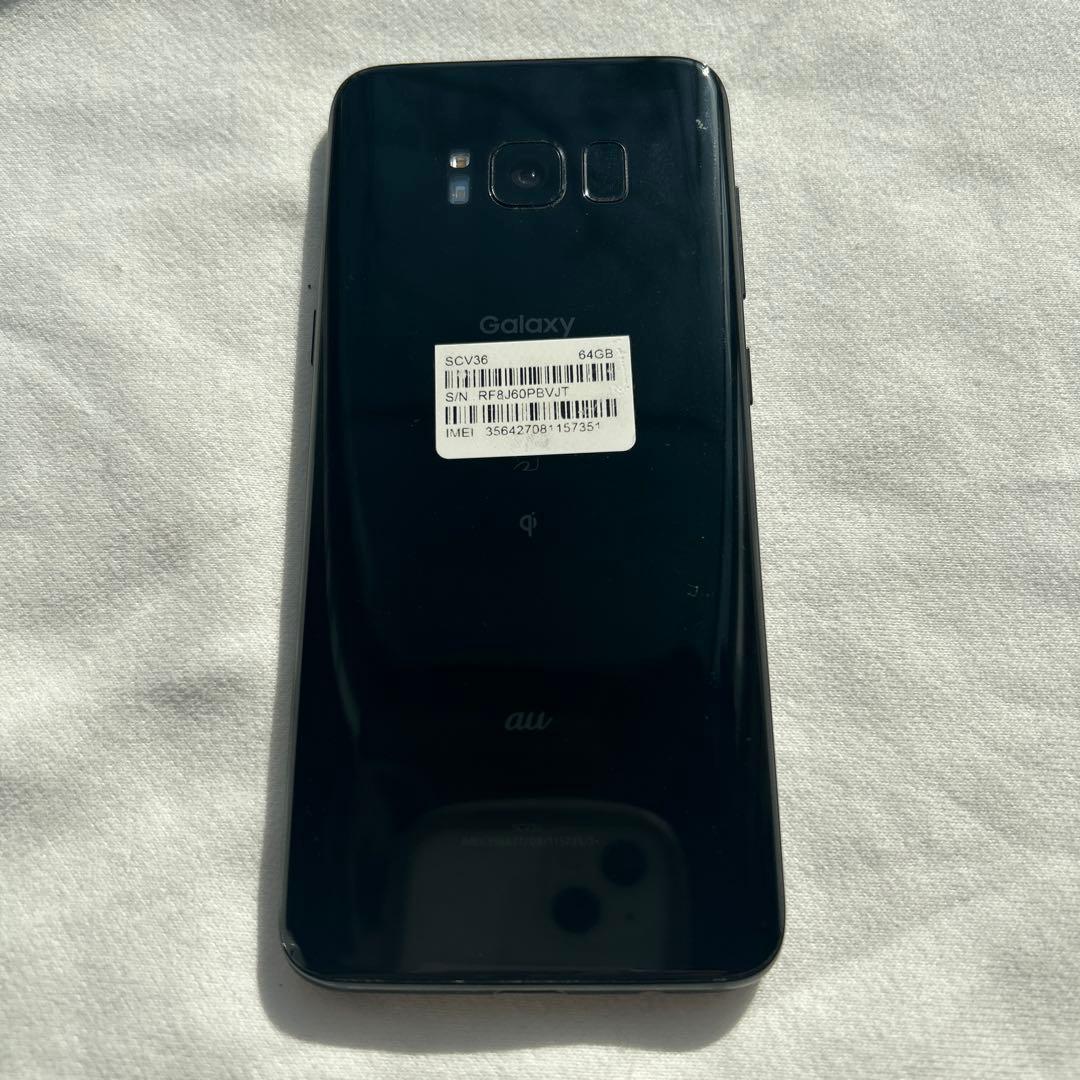 Samsung Galaxy S8 au ブラック 本体