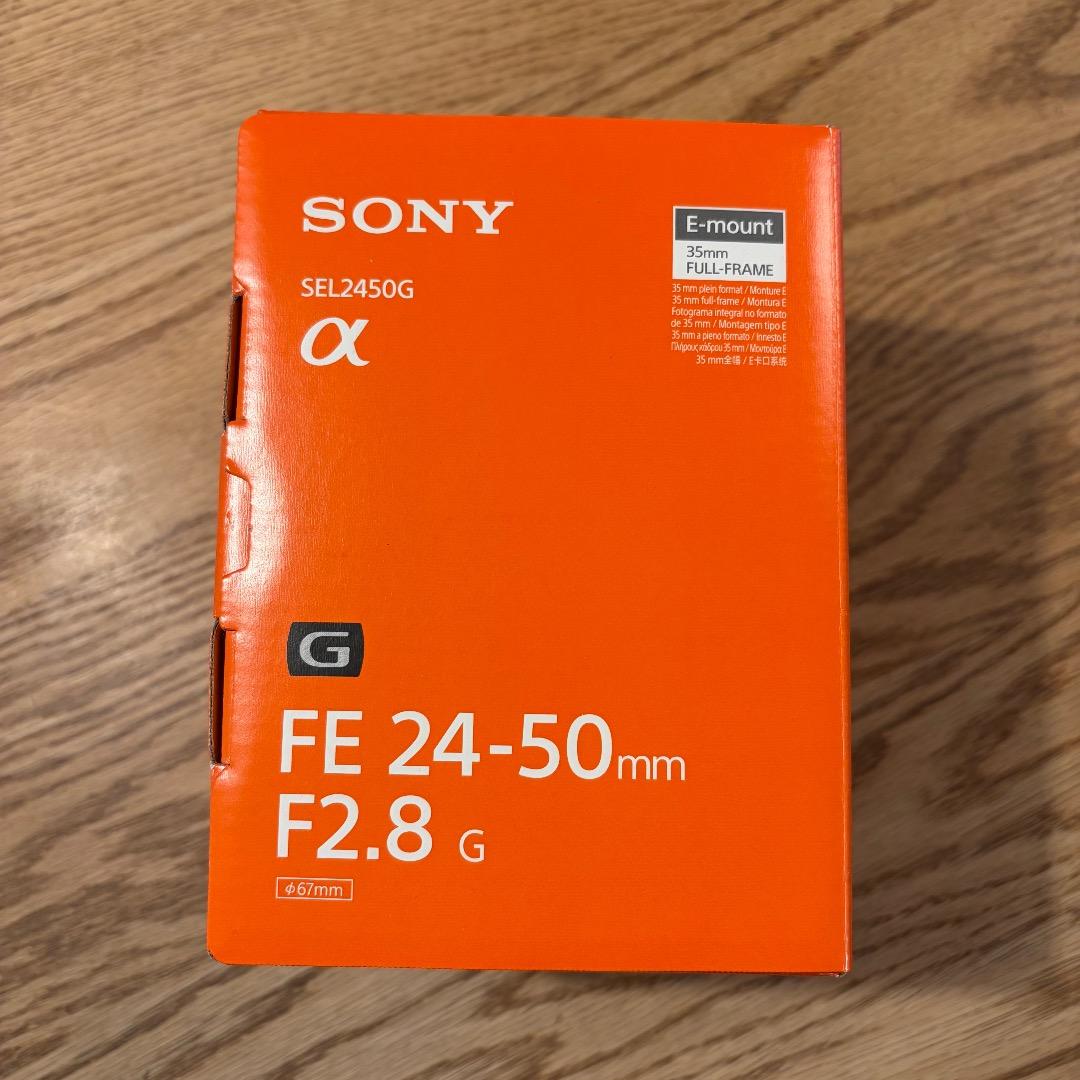 【未使用に近い】SONY FE 24-50mm F2.8 G SEL2450G