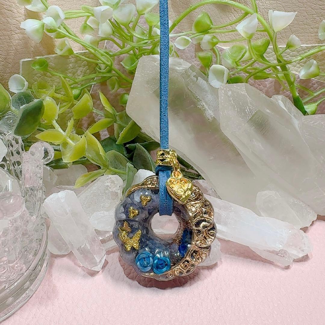 癒しのオルゴナイト❤️タンザナイト＋ラピスラズリのフレンチクルーラー♡