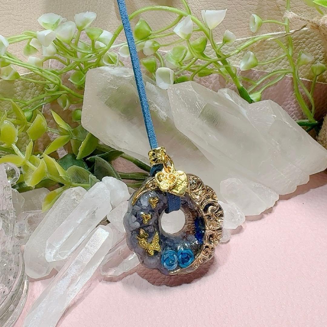 癒しのオルゴナイト❤️タンザナイト＋ラピスラズリのフレンチクルーラー♡