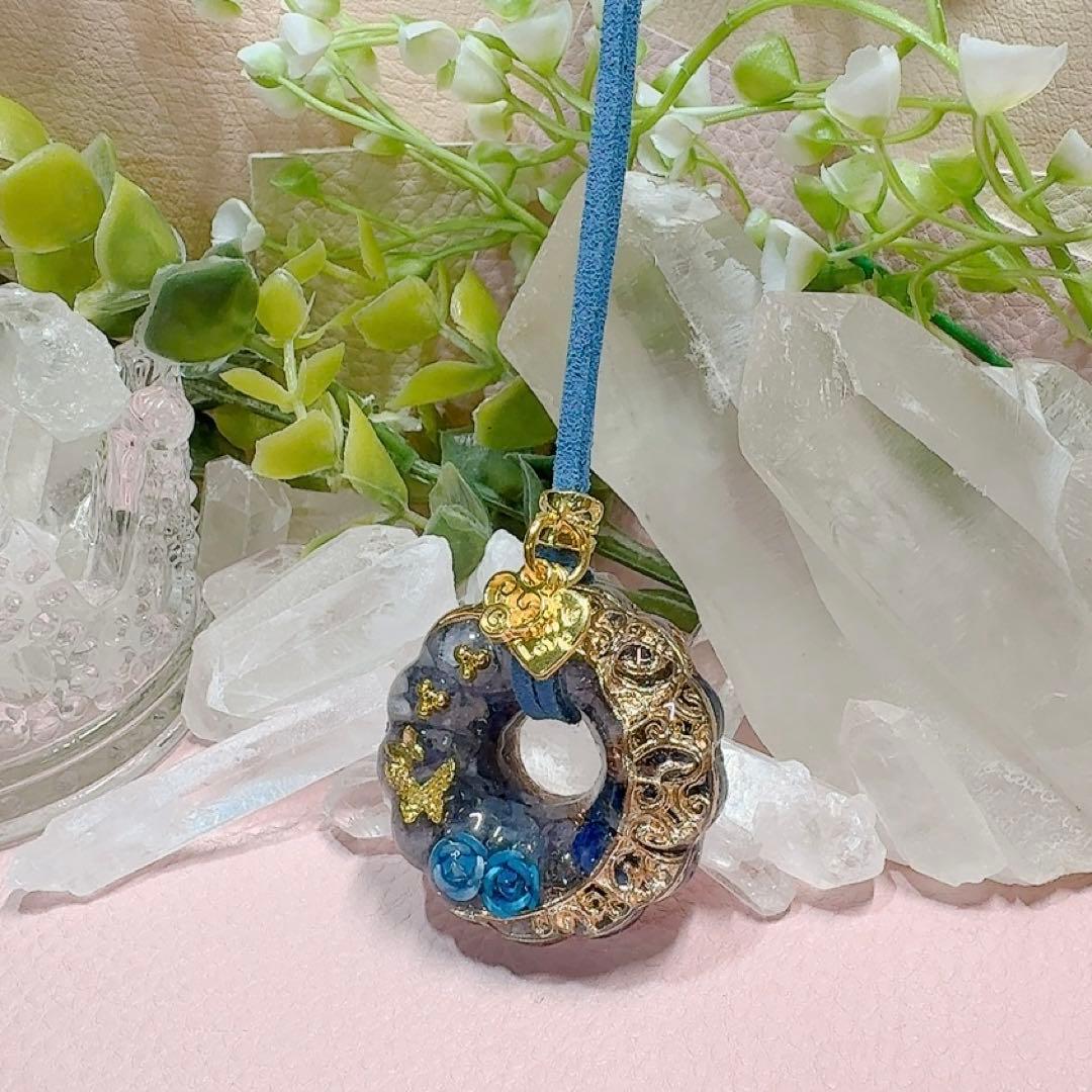 癒しのオルゴナイト❤️タンザナイト＋ラピスラズリのフレンチクルーラー♡