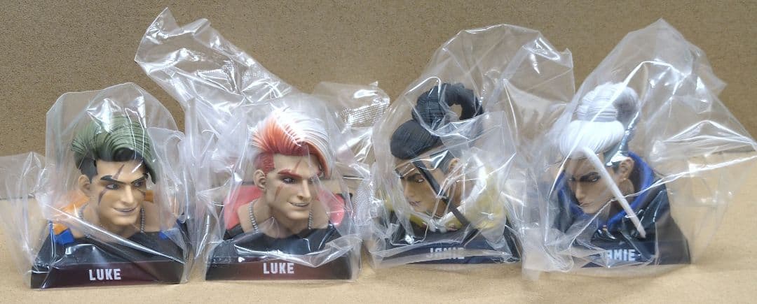 くじストリートファイター6 D賞ヘッドフィギュア全4種4個セット