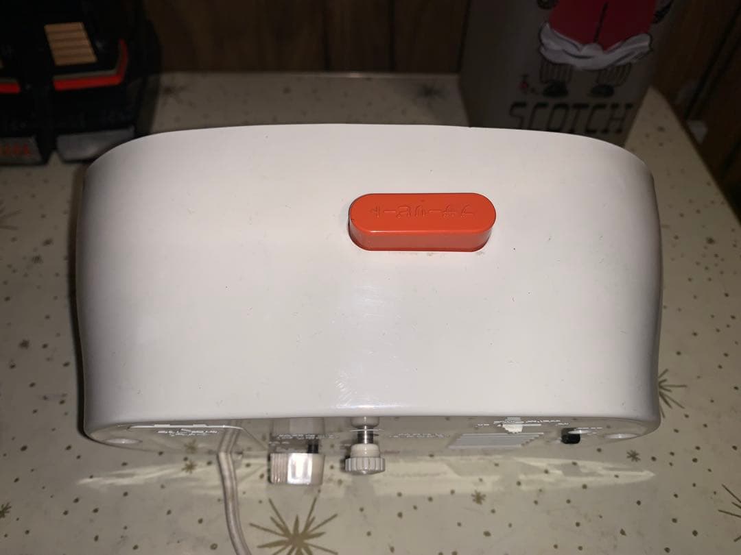 昭和レトロ　動作品　東芝　電気目覚時計　おはよう　スペースエイジ　レトロポップ