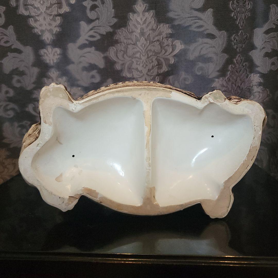 ヴィンテージ　ライオン彫刻の置物　 ウイスキーホルダー　酒台　インテリア　多用途