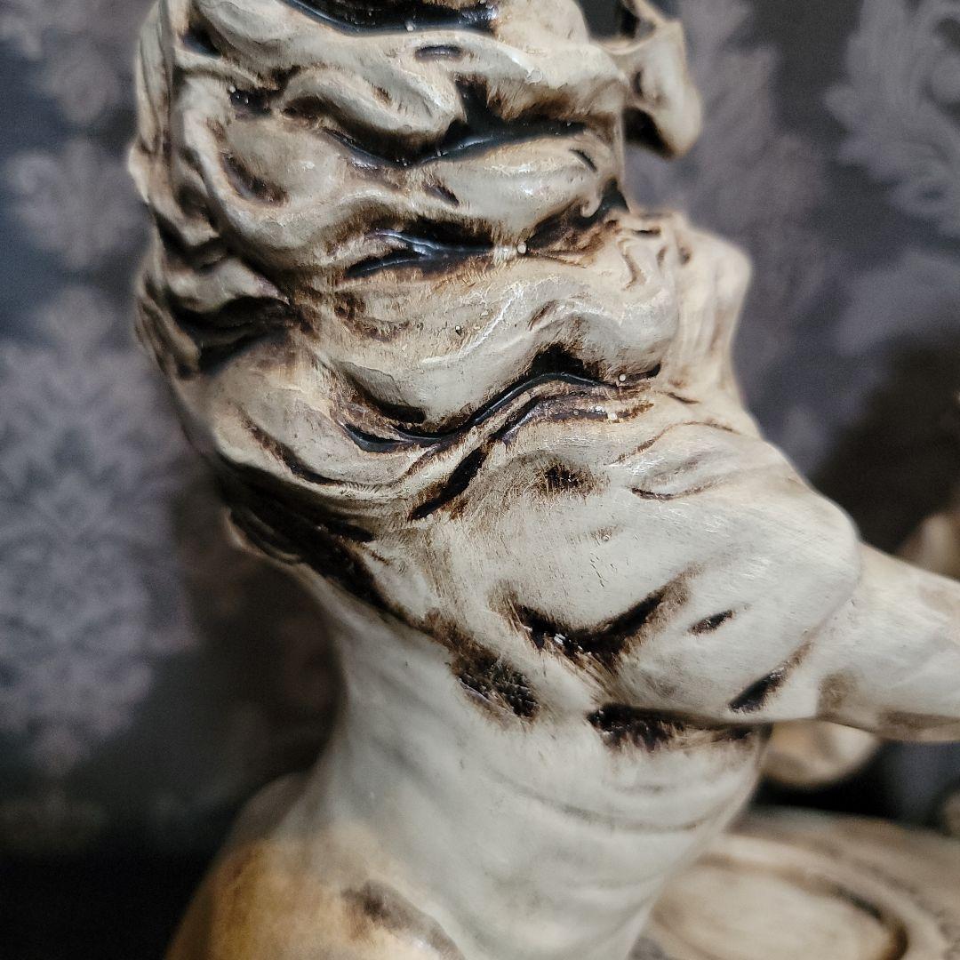 ヴィンテージ　ライオン彫刻の置物　 ウイスキーホルダー　酒台　インテリア　多用途