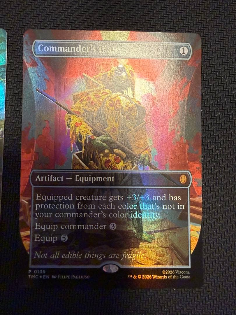 MTG ピザバンドル foil プロモ 統率者の板金鎧 暗黒の儀式 2枚セット