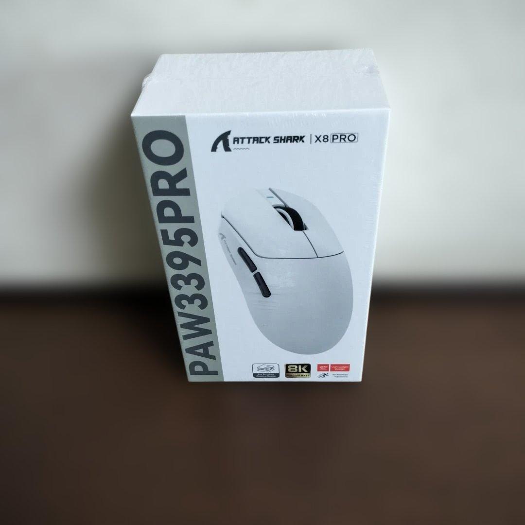 【新品】ATTACK SHARK X8PRO 無線軽量ゲーミングマウス