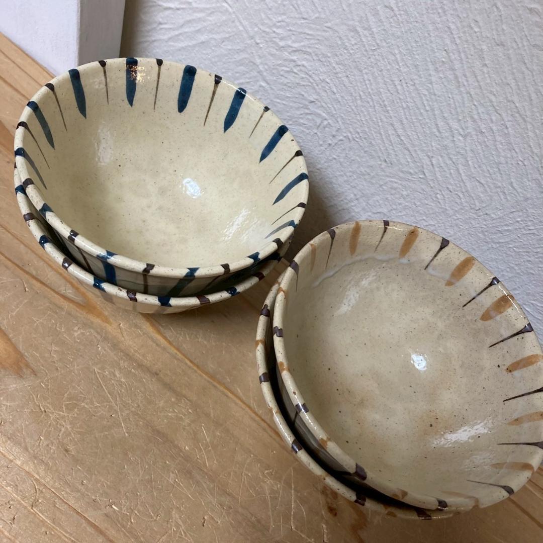 ★まとめ買いでお値引No.40★4個セット★スタジオエム 麦藁手飯椀 大平