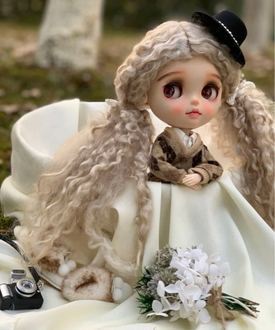 カスタムブライス 人形 海外作家様 かわいい 下まつ毛 フルセット
