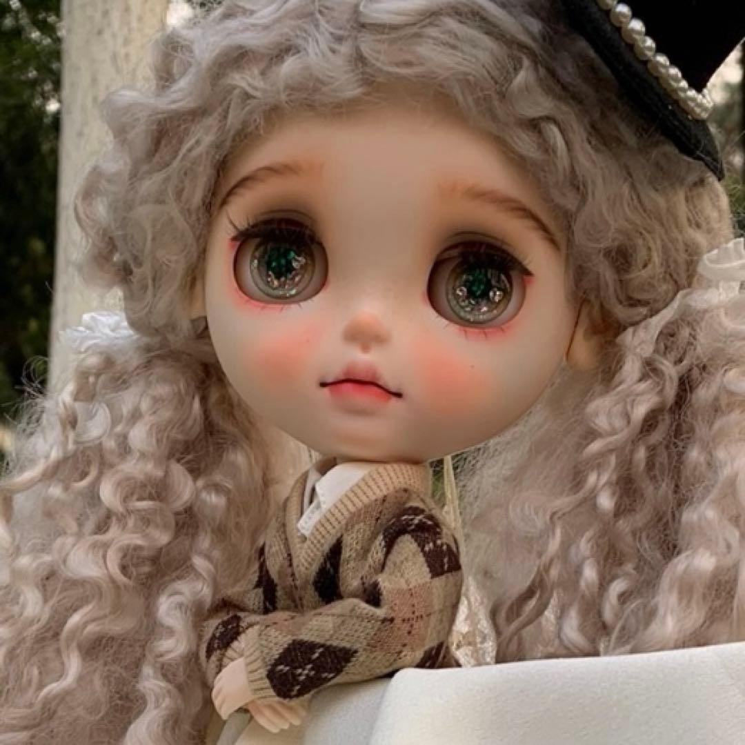 カスタムブライス 人形 海外作家様 かわいい 下まつ毛 フルセット