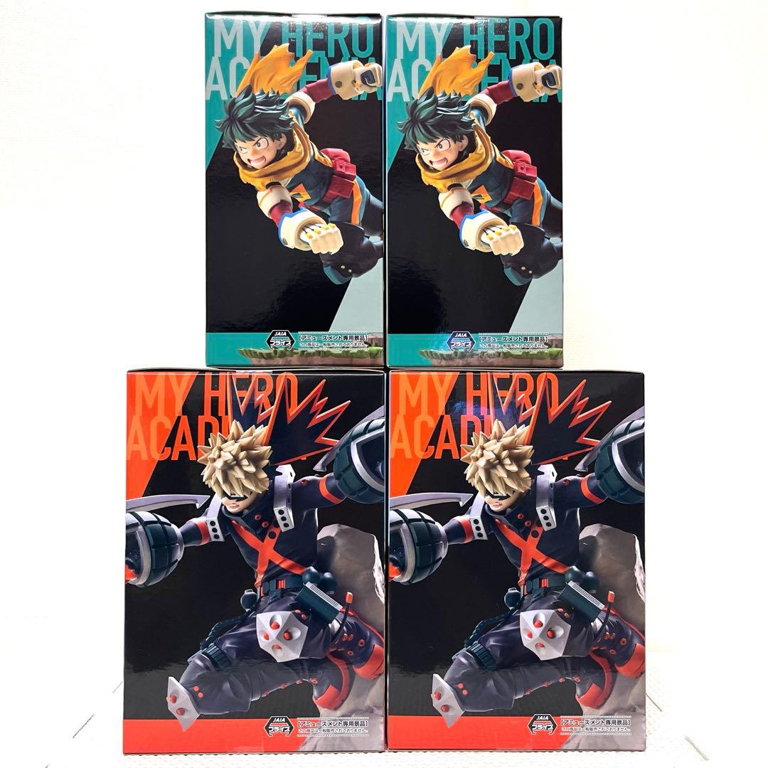 僕のヒーローアカデミア フィギュア 緑谷出久/爆豪勝己 4個セット