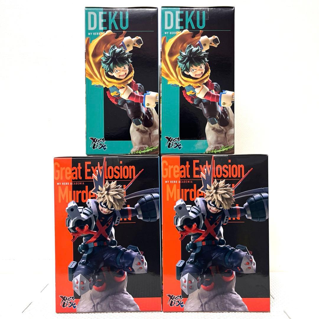 僕のヒーローアカデミア フィギュア 緑谷出久/爆豪勝己 4個セット
