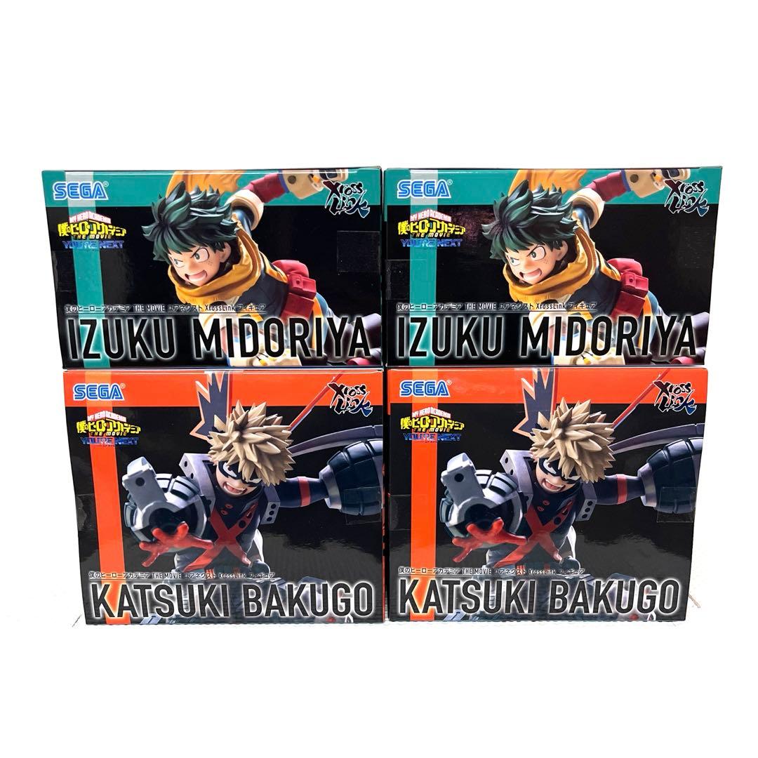 僕のヒーローアカデミア フィギュア 緑谷出久/爆豪勝己 4個セット