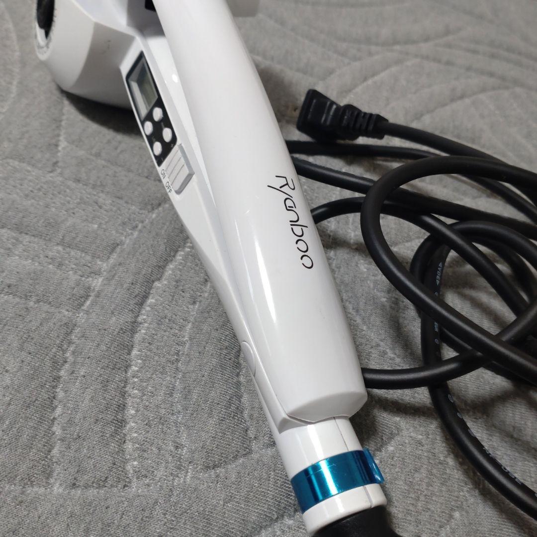 美品♡Ryanboo♡ホワイト♡自動コテ♡