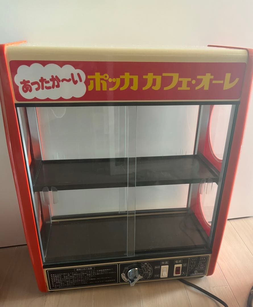 ドリンクウォーマー　缶飲料ウォーマー　業務用　昭和レトロ　ポッカ　レトロポップ