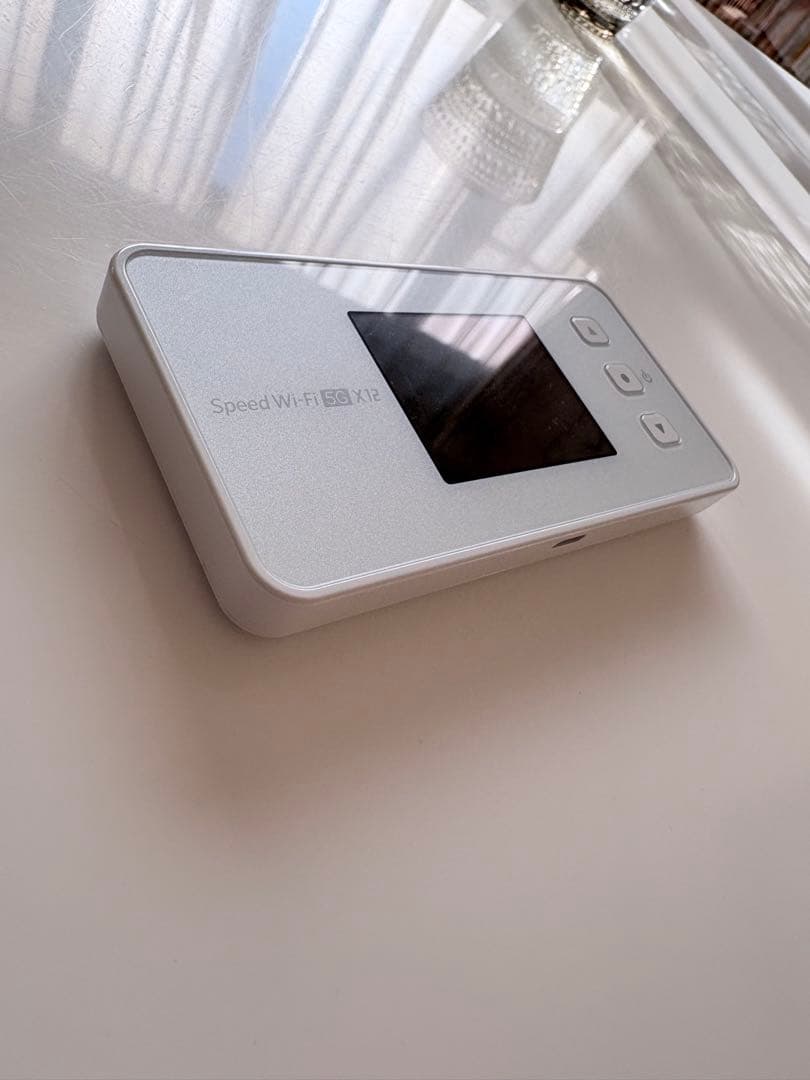Speed Wi-Fi 5G X12 モバイルルーター アイスホワイト