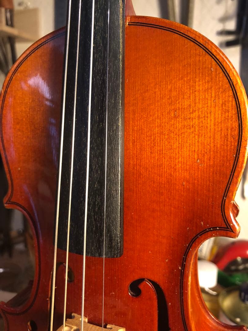 【駒&魂柱調整済】suzuki分数バイオリンNo200 1/10 2004