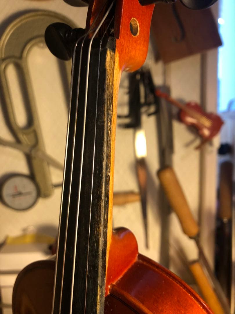 【駒&魂柱調整済】suzuki分数バイオリンNo200 1/10 2004