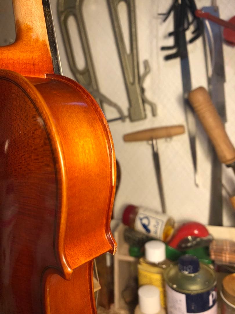 【駒&魂柱調整済】suzuki分数バイオリンNo200 1/10 2004