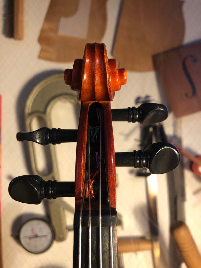 【駒&魂柱調整済】suzuki分数バイオリンNo200 1/10 2004