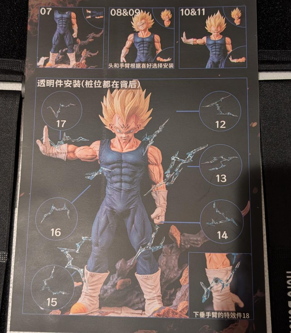 正規品 ドラゴンボール 魔人 ベジータ EX版 海外 フィギュア ガレージキット