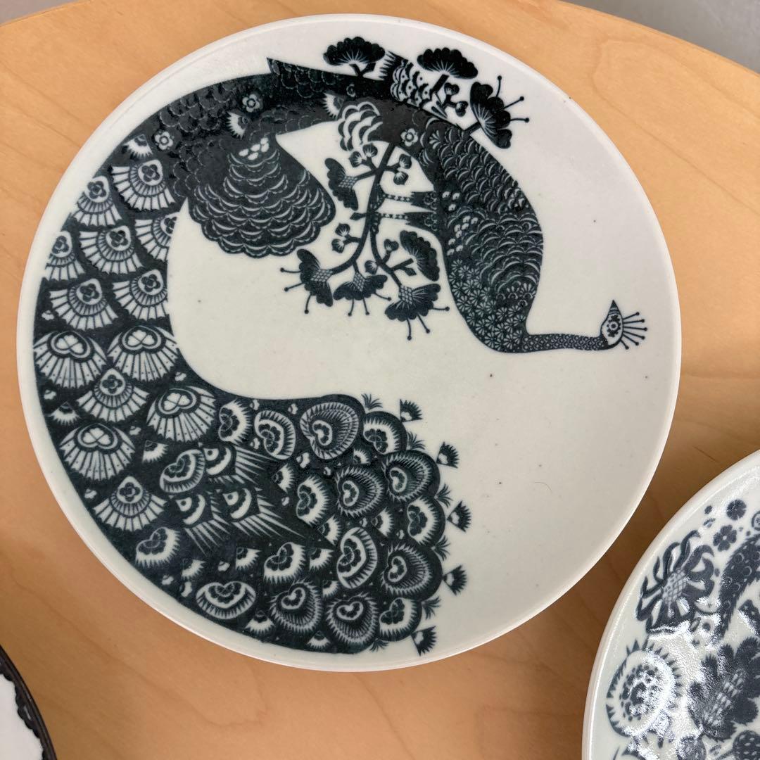 r*9様 スコープscope 六寸皿 印判鳥獣五画 5枚組