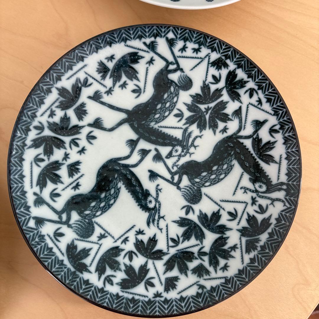 r*9様 スコープscope 六寸皿 印判鳥獣五画 5枚組