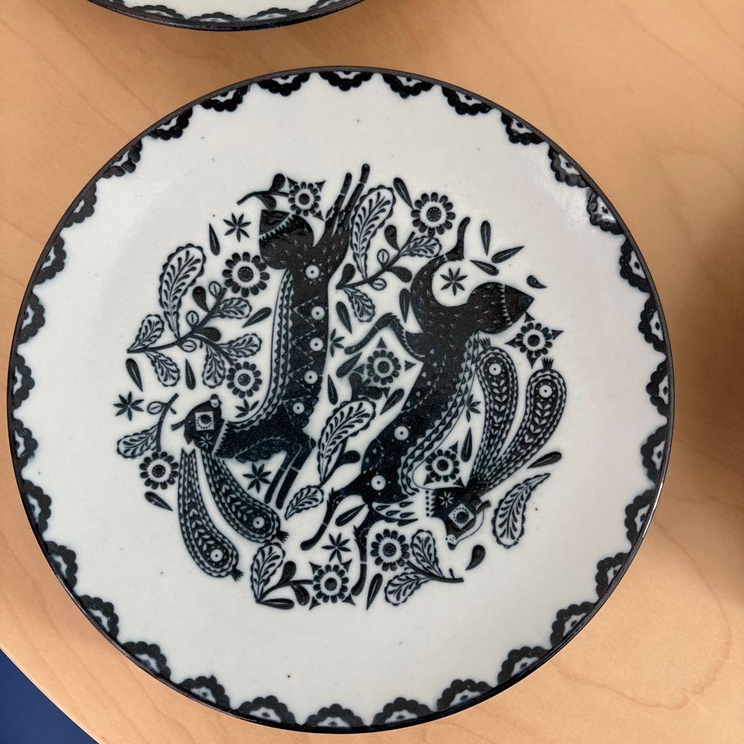 r*9様 スコープscope 六寸皿 印判鳥獣五画 5枚組