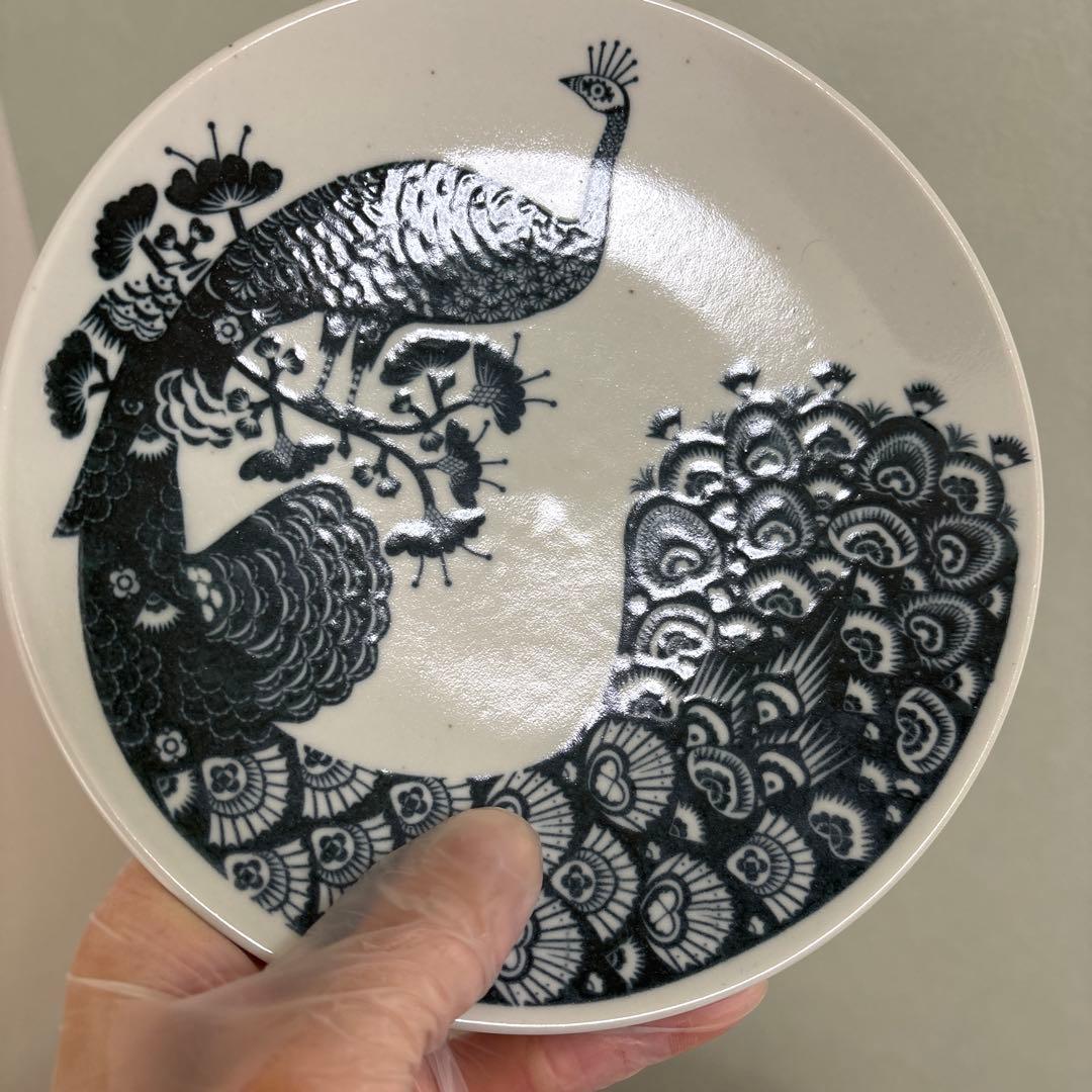 r*9様 スコープscope 六寸皿 印判鳥獣五画 5枚組