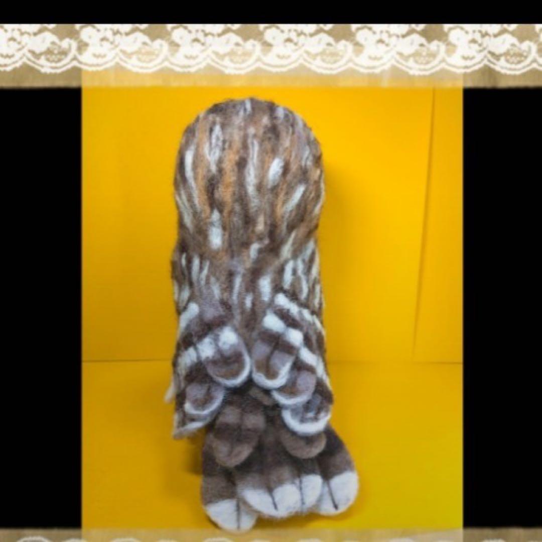 【羊毛フェルト】モリフクロウ☆2/3 サイズ☆