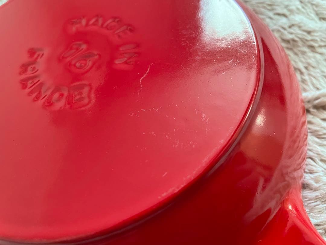 未使用　staub ストウブ　スキレット　フライパン　16cm チェリー