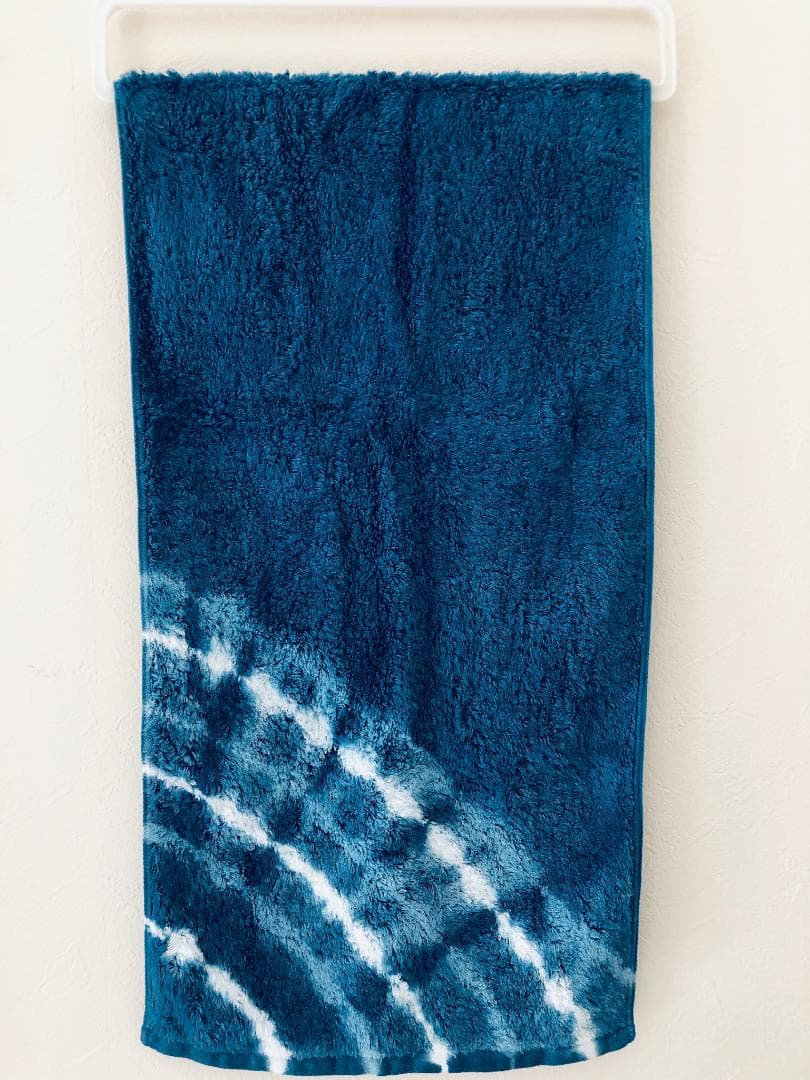 【手染め】山口県産「種から育てた藍染め」今治タオル