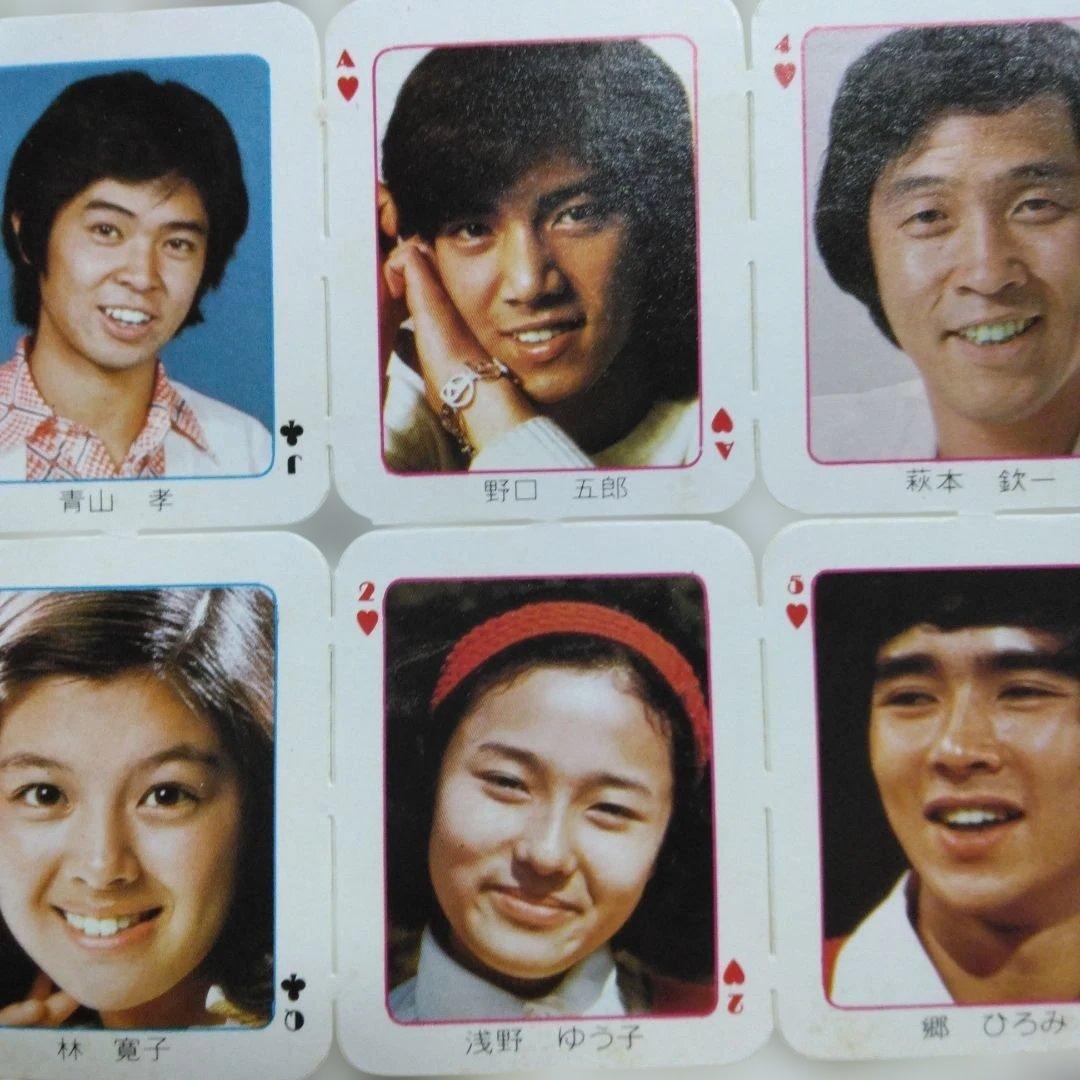 【希少】当時物 昭和52年小学4年生付録 オールスタートランプ 昭和レトロ