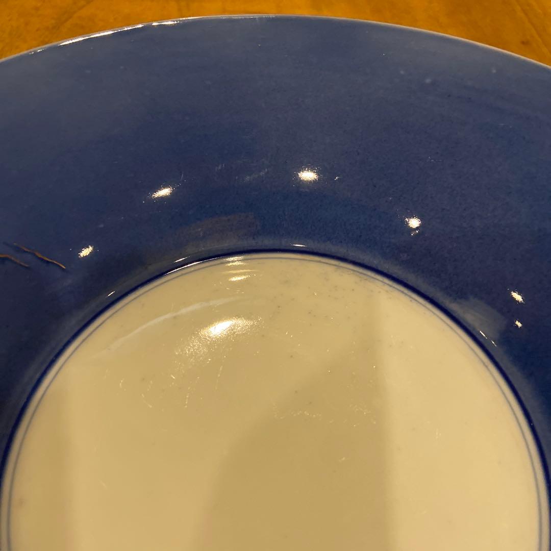 深川製磁青海宝船皿