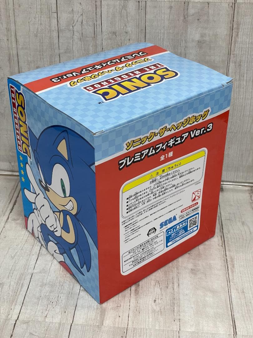 【開封済】セガ ソニック・ザ・ヘッジホッグ プレミアムフィギュア Ver.3