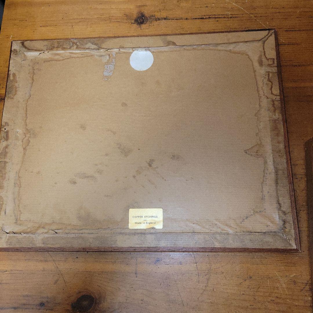 【レア】イギリス製 銅板画 3点まとめ売り アンティーク レトロ