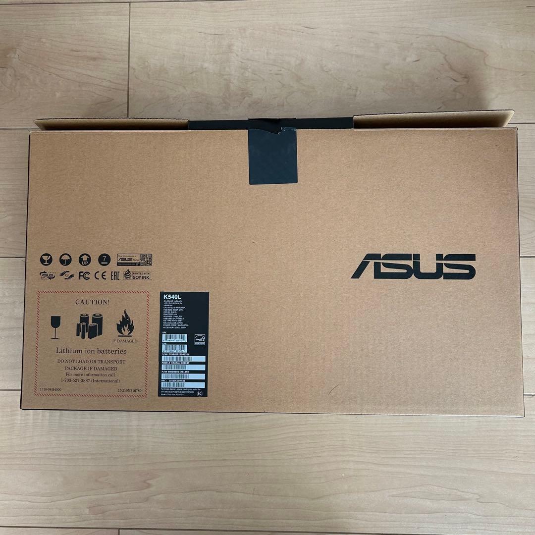 【完備品・美品】ASUS ノートパソコン K540L Core i3 / 箱付き