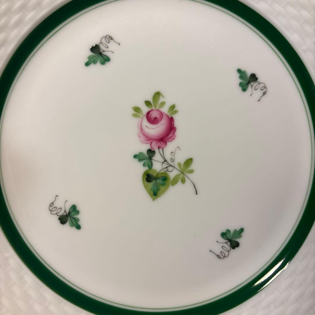 ヘレンド　ウィーンの薔薇 プレート約19センチ