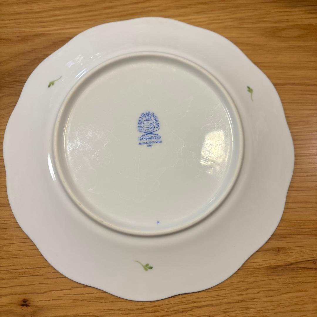 ヘレンド　ウィーンの薔薇 プレート約19センチ