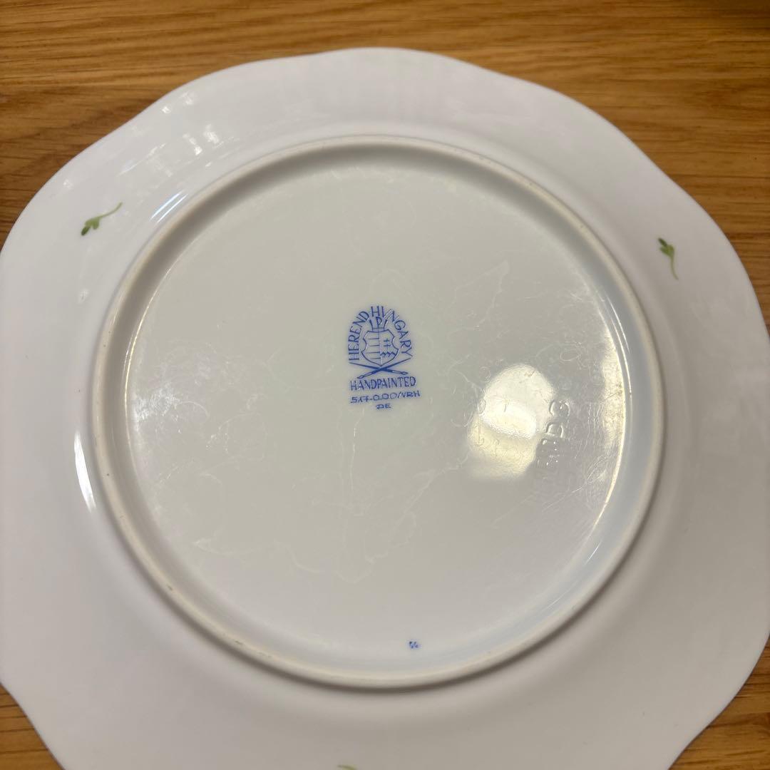 ヘレンド　ウィーンの薔薇 プレート約19センチ