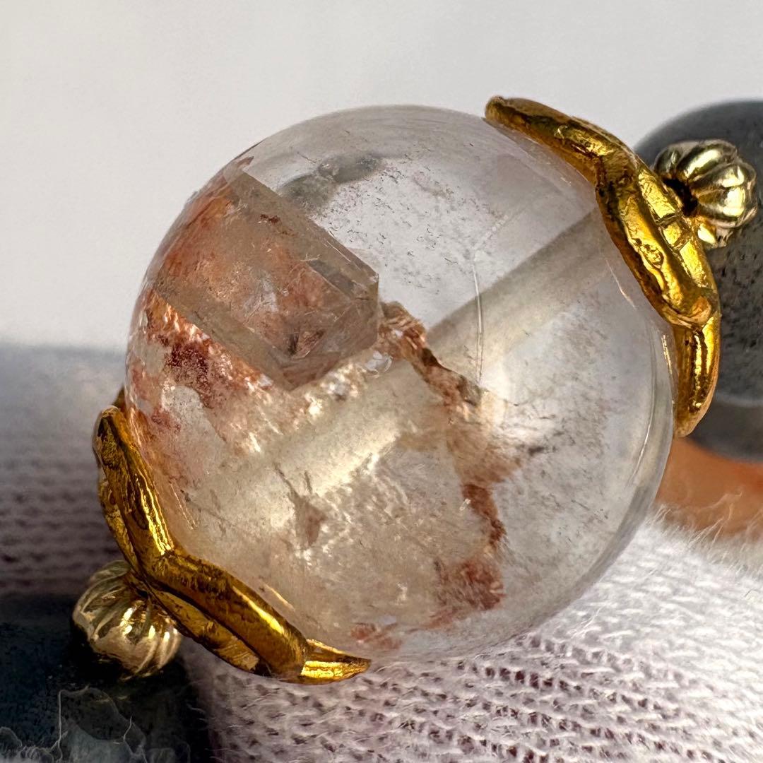 貫入入りガーデンクォーツトップのブレスレット