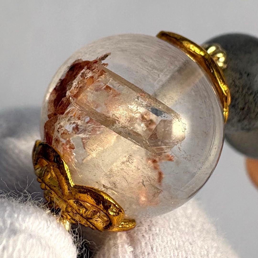 貫入入りガーデンクォーツトップのブレスレット