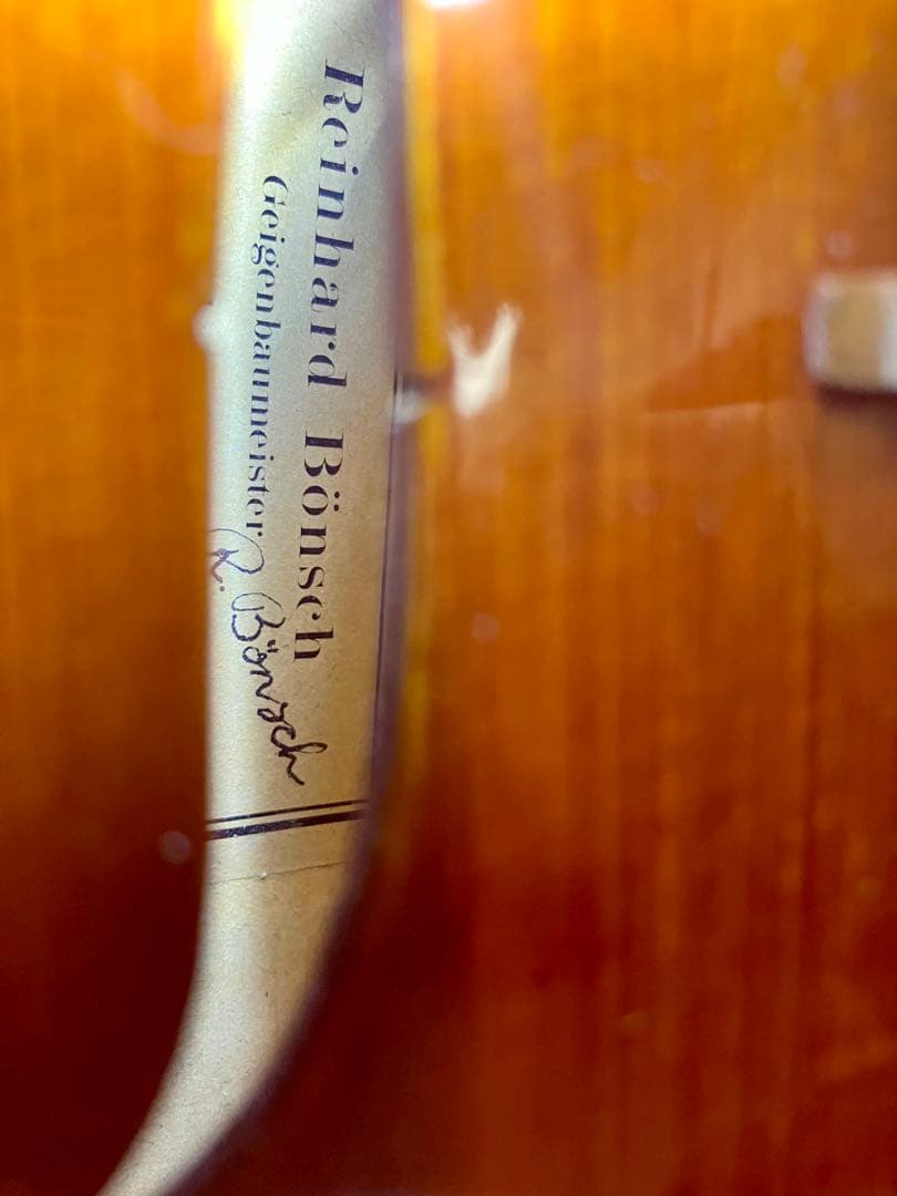 REINHARD BONSCHラインハルト・ベンシュ4/4バイオリン1994年製