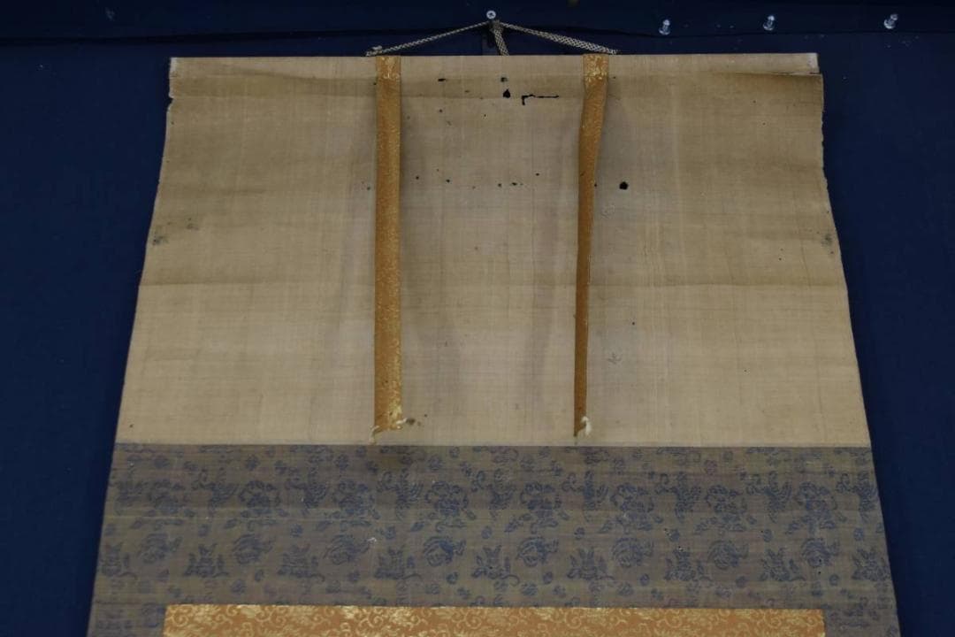 狩野安信/牧心斎/寿老人図/鹿寿老図/掛軸☆宝船☆Z-631