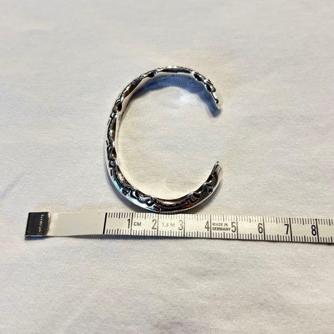 レイアダカイ シルバー バングル ナバホ族 インディアンジュエリー