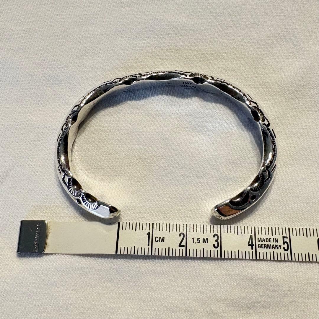 レイアダカイ シルバー バングル ナバホ族 インディアンジュエリー
