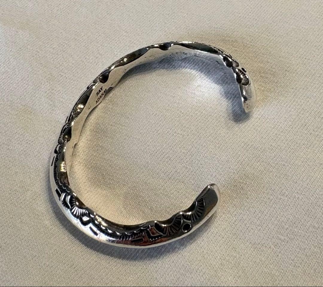 レイアダカイ シルバー バングル ナバホ族 インディアンジュエリー