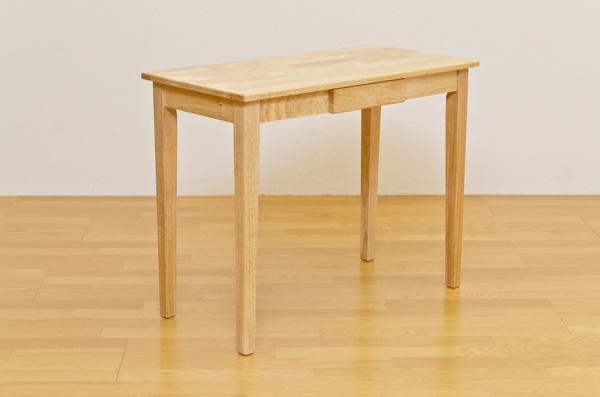 《新品・送料無料》木製テーブル　90×45　NA/WW