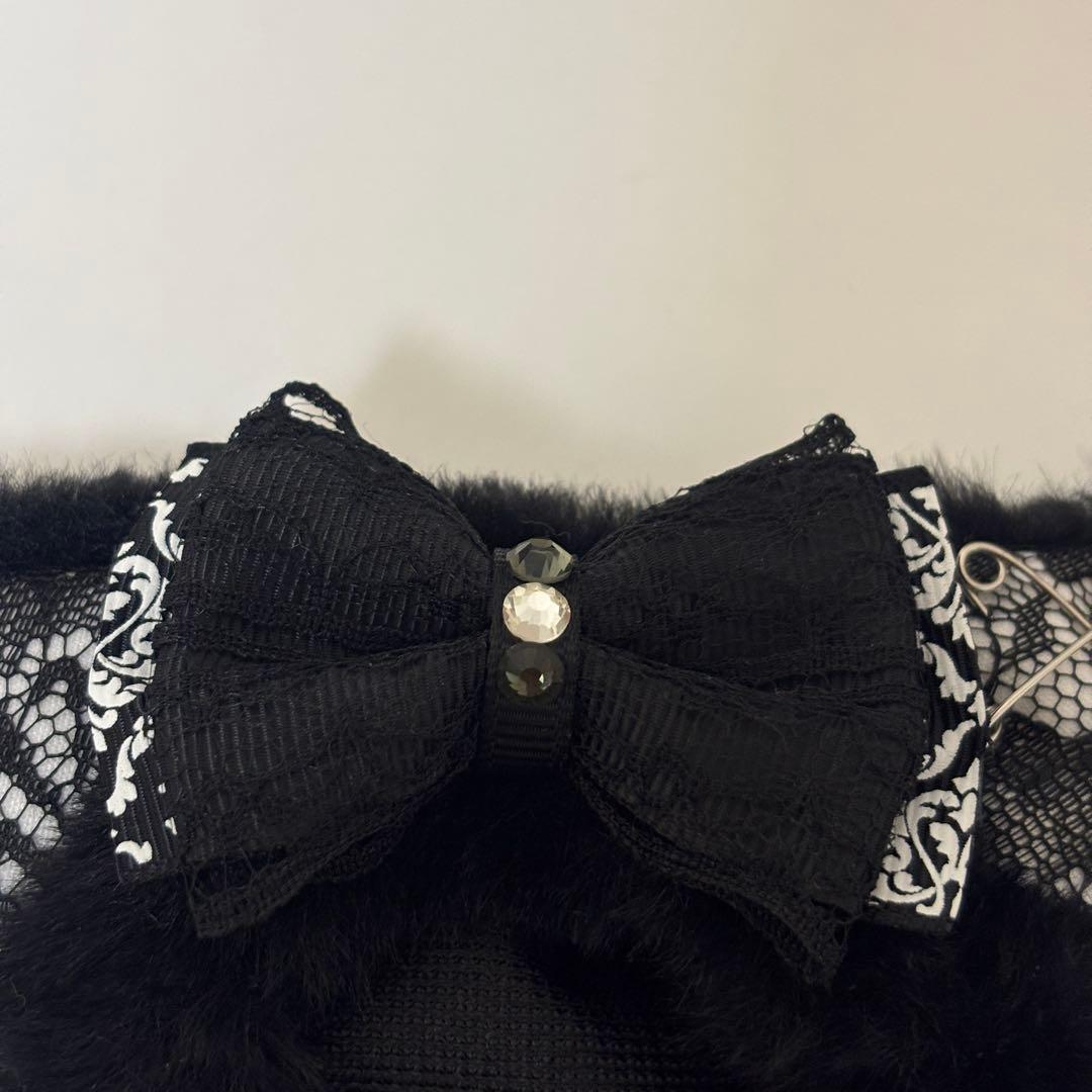 ぬい服 10cm セット売り販売 十字架チャーム付きゴスロリパンク黒猫★